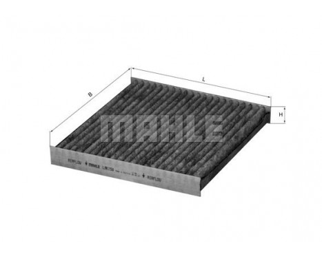 Filter, kupéventilation LAK 158 Mahle