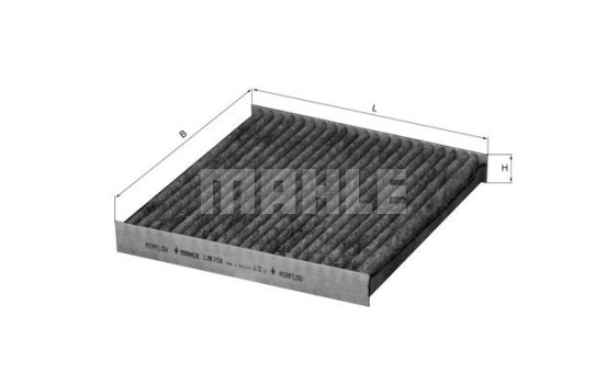 Filter, kupéventilation LAK 158 Mahle