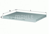 Filter, kupéventilation LAK 159 Mahle