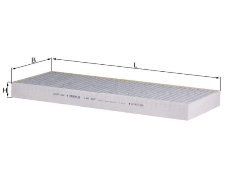 Filter, kupéventilation LAK 167 Mahle, bild 2