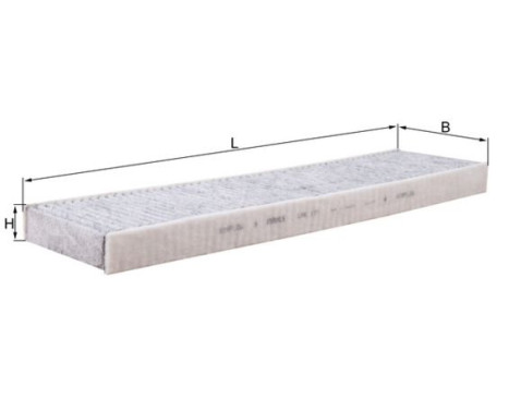 Filter, kupéventilation LAK 171 Mahle, bild 2