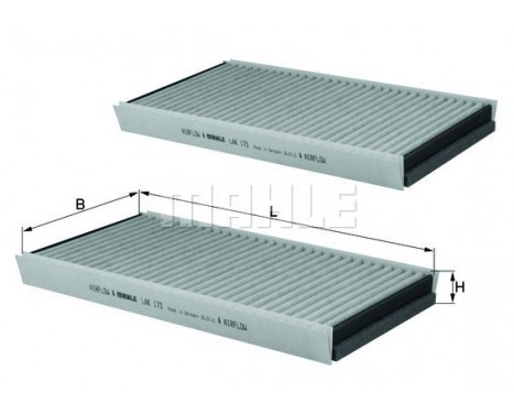 Filter, kupéventilation LAK 173/S Mahle