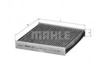 Filter, kupéventilation LAK 184 Mahle