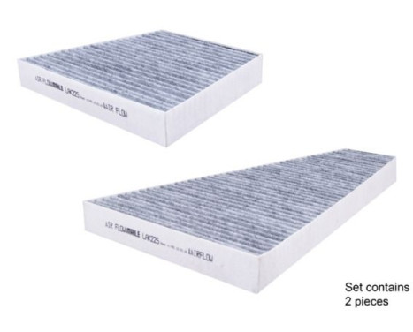Filter, kupéventilation LAK 225/S Mahle, bild 2