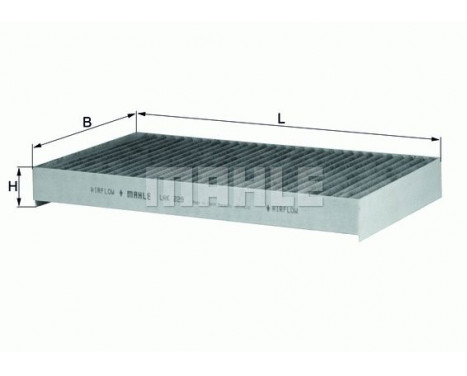 Filter, kupéventilation LAK 229 Mahle
