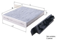Filter, kupéventilation LAK 230 Mahle