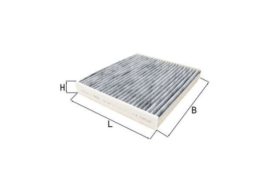 Filter, kupéventilation LAK 234 Mahle, bild 2
