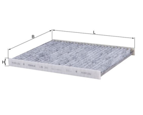 Filter, kupéventilation LAK 241 Mahle