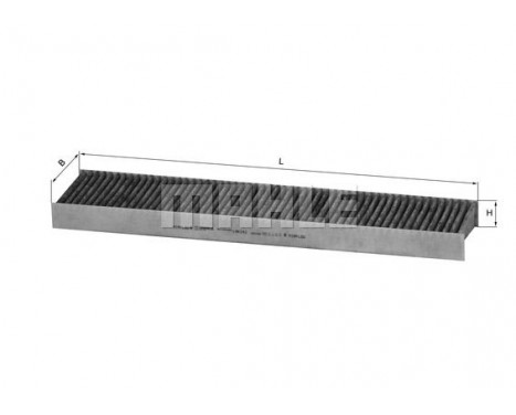 Filter, kupéventilation LAK 242 Mahle