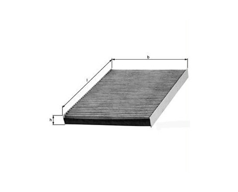 Filter, kupéventilation LAK 246 Mahle