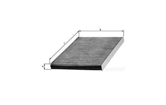 Filter, kupéventilation LAK 246 Mahle