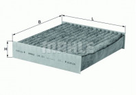 Filter, kupéventilation LAK 251 Mahle