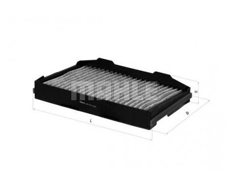 Filter, kupéventilation LAK 255 Mahle