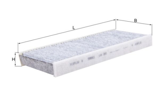 Filter, kupéventilation LAK 289 Mahle