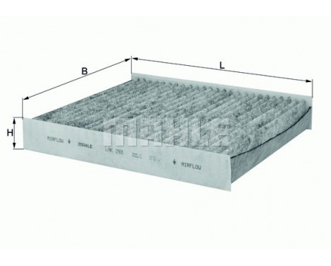 Filter, kupéventilation LAK 293 Mahle