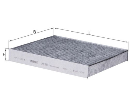Filter, kupéventilation LAK 297 Mahle, bild 2