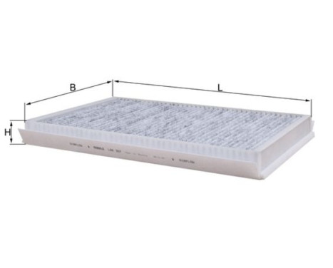 Filter, kupéventilation LAK 307 Mahle, bild 2