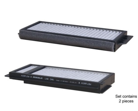 Filter, kupéventilation LAK 346/S Mahle, bild 2