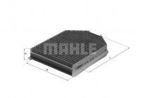 Filter, kupéventilation LAK 364 Mahle