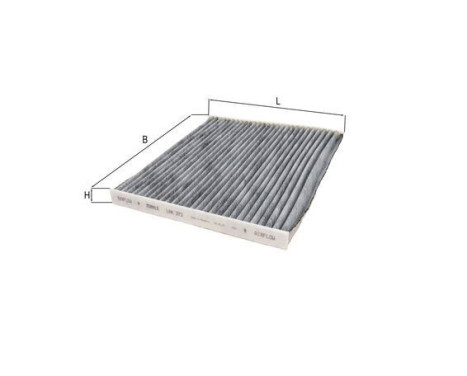 Filter, kupéventilation LAK 373 Mahle