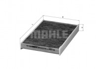 Filter, kupéventilation LAK 387 Mahle