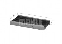 Filter, kupéventilation LAK 410 Mahle