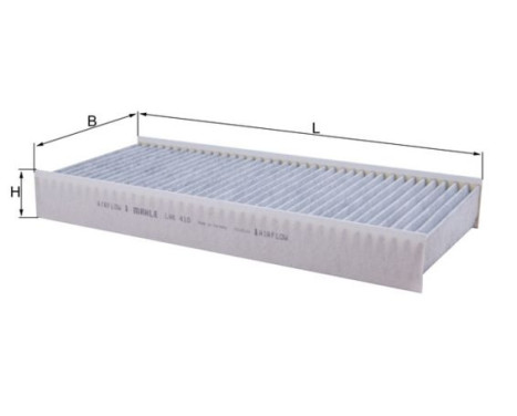 Filter, kupéventilation LAK 410 Mahle, bild 2