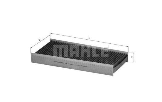 Filter, kupéventilation LAK 412 Mahle