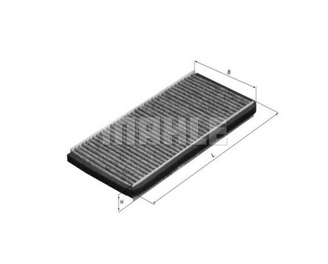 Filter, kupéventilation LAK 448 Mahle
