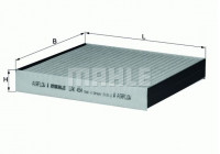 Filter, kupéventilation LAK 454 Mahle