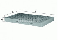 Filter, kupéventilation LAK 46 Mahle