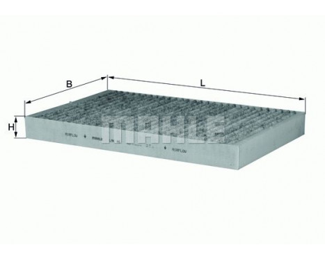 Filter, kupéventilation LAK 46 Mahle