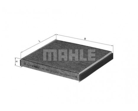 Filter, kupéventilation LAK 490 Mahle