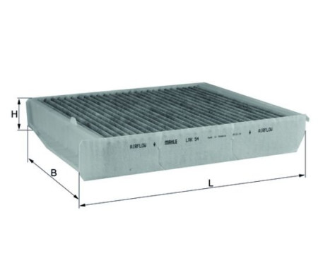 Filter, kupéventilation LAK 54 Mahle, bild 2
