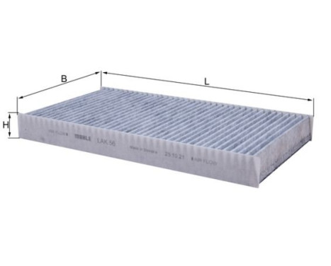Filter, kupéventilation LAK 56 Mahle, bild 2