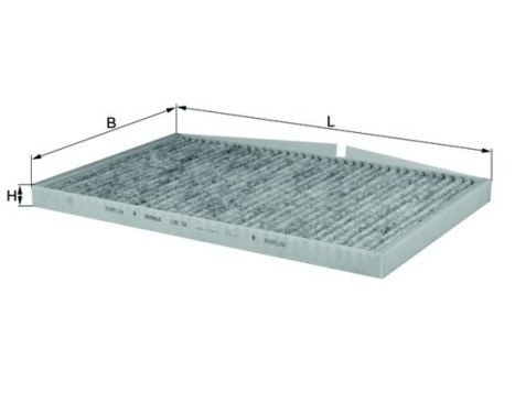 Filter, kupéventilation LAK 58 Mahle, bild 2
