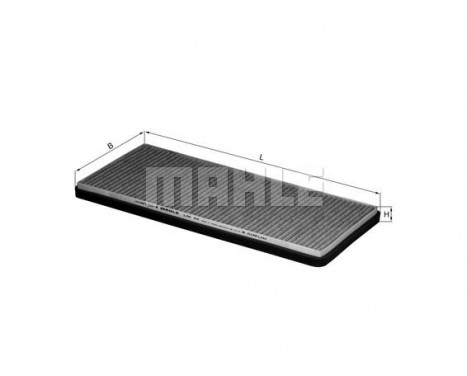 Filter, kupéventilation LAK 62 Mahle