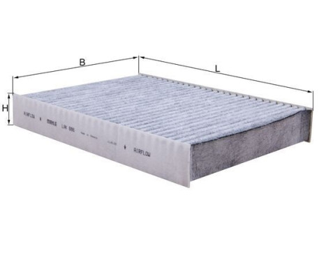 Filter, kupéventilation LAK 686 Mahle