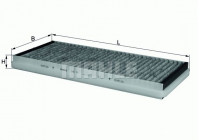 Filter, kupéventilation LAK 77 Mahle