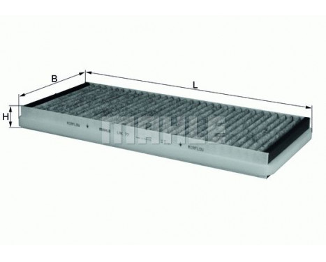 Filter, kupéventilation LAK 77 Mahle