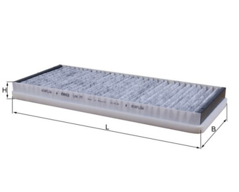 Filter, kupéventilation LAK 77 Mahle, bild 2