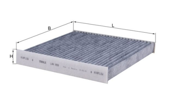 Filter, kupéventilation LAK 859 Mahle