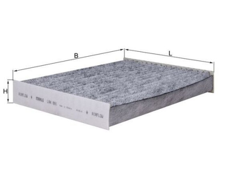 Filter, kupéventilation LAK 891 Mahle
