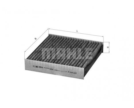 Filter, kupéventilation LAK 96 Mahle