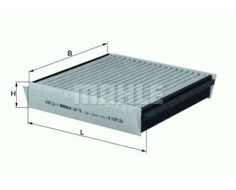 Filter, kupéventilation LAK 96 Mahle, bild 2