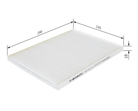 Filter, kupéventilation M2016 Bosch, bild 9