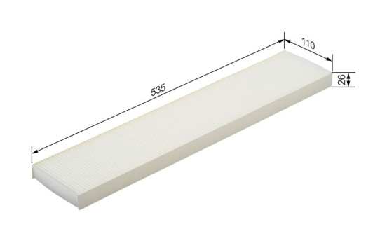 Filter, kupéventilation M2028 Bosch, bild 5