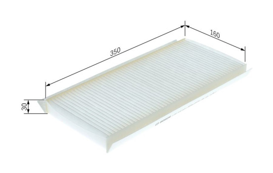 Filter, kupéventilation M2045 Bosch, bild 10