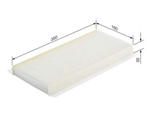 Filter, kupéventilation M2045 Bosch, bild 9
