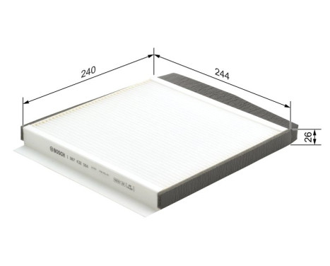 Filter, kupéventilation M2064 Bosch, bild 5